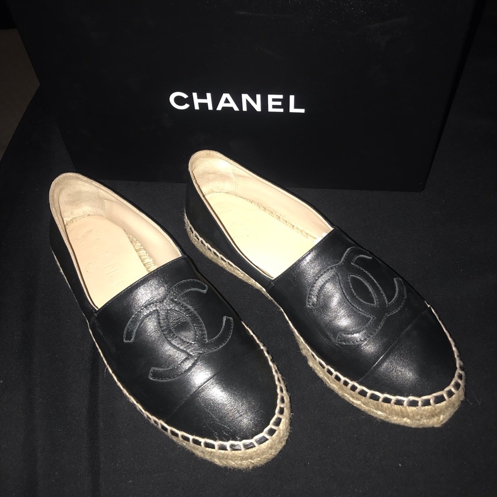 Chanel Black espadrilles